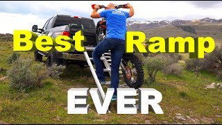 THE BEST Dirt Bike Ramp EVER Step Ramp Review [upl. by Assenal]