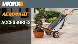 How to Use Accessories with the WORX Aerocart [upl. by Aibonez]