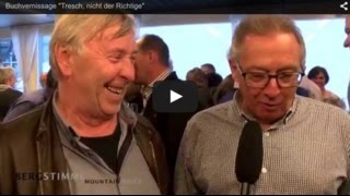 Buchvernissage  Tresch nicht der Richtige [upl. by Ynaffit]