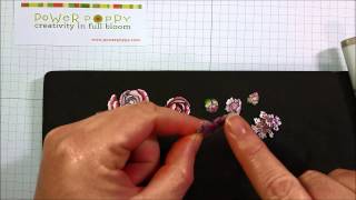 Power Poppy Paper Tole Tutorial by Allison Cope [upl. by Yatnuahc257]