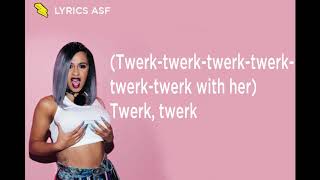 Twerk Lyrics  City Girls ft Cardi B [upl. by Aihsat920]