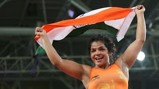 Sakshi Malik Wins Bronze Medal for India in Rio Olympics 2016 Wrestling [upl. by Kung206]