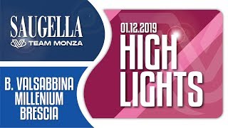 Highlights Saugella Monza vs Banca Valsabbina Millenium Brescia [upl. by Aisila138]