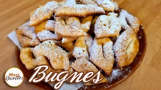 Bugnes Lyonnaises Recette Facile de Beignets de Carnaval [upl. by Trenna847]