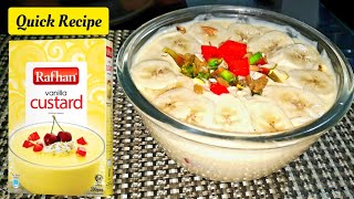 How to make Rafhan Custard  Rafhan Custard Recipe  Healthy Dessert  by Flavours Kitchen [upl. by Arreyt341]