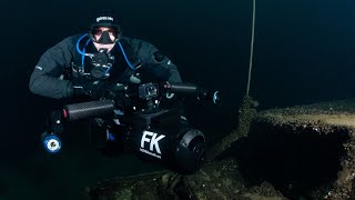 Tauchen Kreidesee Hemmoor  Sidemount SUEX VR  DPV KameraMount Test  DJI Osmo Action 4K 60FPS [upl. by Analah942]