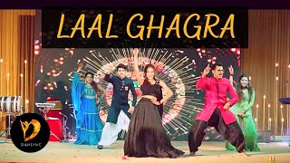 LAAL GHAGRA DANCE PERFORMANCE  GROOM’S COUSINS WEDDING DANCE  DANSYNC [upl. by Enomyar]