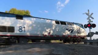 Late Amtrak Curtis Rd railroad crossing in Atherton MO FT Phase 7 P42 [upl. by Setiram]