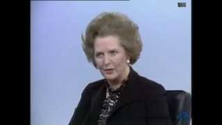 Margaret Thatcher interview  Conservative  British Politics  1982 [upl. by Adigirb]