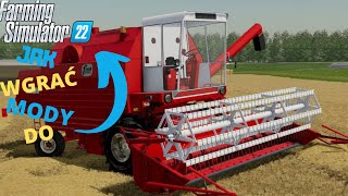 Jak pobrać i wgrać mod do Farming Simulator 22 🤔 FS22 [upl. by Goddord344]