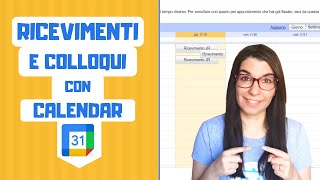 Colloqui e ricevimenti con Google Calendar e Meet [upl. by Eryn]