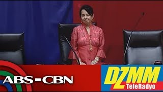 DZMM TeleRadyo Arroyo takes oath as new Speaker in House coup [upl. by Atnad354]