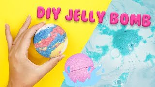 DIY JELLY BOMB  Lushs New Bath Bomb Inspired 💦 [upl. by Ahsieyk]