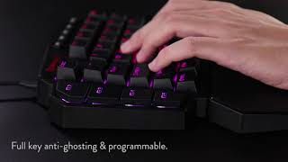 Redragon K585 DITI OneHanded RGB Mechanical Gaming Keyboard [upl. by Oringas]