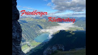 Friedberger Klettersteig  Von der Roten Flüh zum Schartschrofen [upl. by Ridglee]