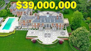 Majestic Georgian Mansion in Greenwich Connecticut [upl. by Eednarb]