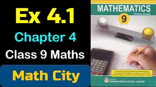 Exercise 41 class 9 maths  math city [upl. by Schuster324]