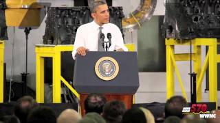 President Obama speaks at Linamar in Asheville NC [upl. by Yltsew69]