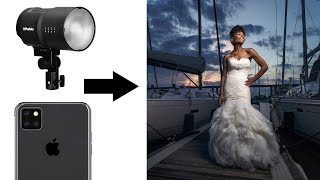 How To Use a Profoto Flash With an iPhone [upl. by Cresa]