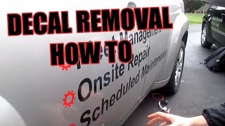 Decal amp Vinyl Removal [upl. by Gregg]