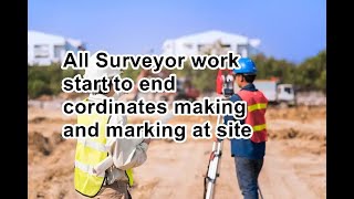 Autocad to site surveycordinates work [upl. by Joeann]