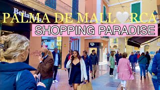 Palma de Mallorca🌴🏖️MALLORCA island💚SHOPPING PARADISE🛍️👠spain💚 mallorca travel video [upl. by Anasus760]