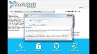 ZTE MODEM MF110 Direct Unlock and IMEI Repair [upl. by Wallack920]