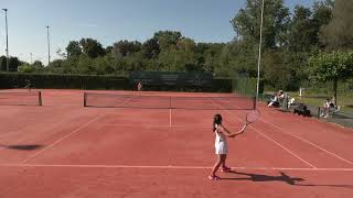 Slamstox College Tennis Showcase 2024  Kata Kelemen Tiborcz vs Anna Bhusri [upl. by Cerracchio]