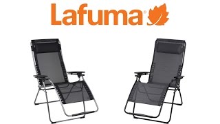 Lafuma Futura and Futura XL Recliners [upl. by Kcirdek]