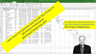 Learn how to customize and format your project in Microsoft Project Microsoft Project Made Easy [upl. by Nahpos]