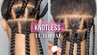 DETAILED Knotless Braid Tutorial  Beginner Friendly [upl. by Alios825]