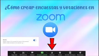 Tutorial Zoom ¿Cómo crear encuestas y votaciones [upl. by Normi]