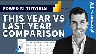 This Year VS Last Year Time Comparisons amp Differences In Power BI [upl. by Hairahcez]