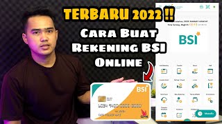 CARA MEMBUAT REKENING BSI ONLINE  LANGSUNG BISA AKTIVASI [upl. by Anikehs]