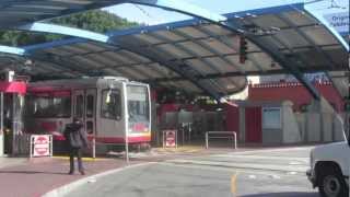 Light RailMUNI Metro in San Francisco [upl. by Hsotnas]