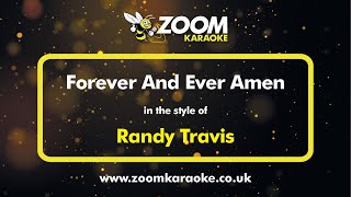 Randy Travis  Forever and Ever Amen karaoke version [upl. by Celinda]