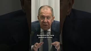 Russian Foreign Minister Sergei Lavrov said the use of ATACMS signals a quotnew phasequot of the war [upl. by Shipman]