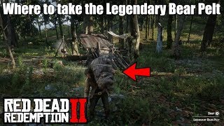 Where to take the Legendary Bear Pelt  Red Dead Redemption 2  EASY [upl. by Aurelio453]