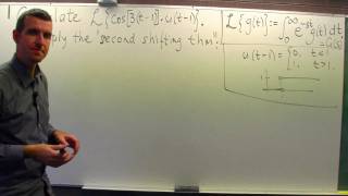 Laplace Transform Second Shifting Theorem [upl. by Lamak]