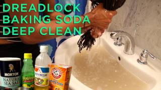 Dreadlocks Baking Soda Deep Clean TutorialReview [upl. by Eihctir]