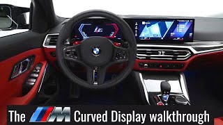 2023 G80 M3 Competition xDrive LCI Curved display walkthrough [upl. by Allemrac]