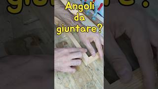 Giunzione angolare legno bosh woodworking diy tips [upl. by Seftton]