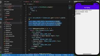 Text component in React Native React Native Tamil PART 30 [upl. by Larrabee99]