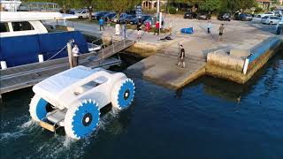 An electric amphibious vehicle car for water snow sand mud [upl. by Conroy]