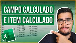 CAMPO CALCULADO e ITEM CALCULADO EM TABELAS DINÂMICAS NO EXCEL  ENTENDA A DIFERENÇA NA PRÁTICA [upl. by Bridges]