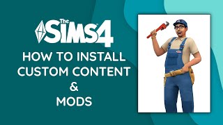 How to download and Install Custom Content  The Sims 4 [upl. by Alicia]