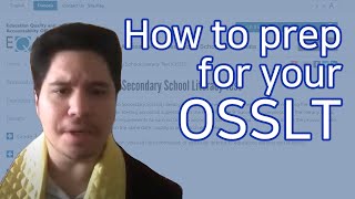 How to Prepare For Your OSSLT [upl. by Wendell748]