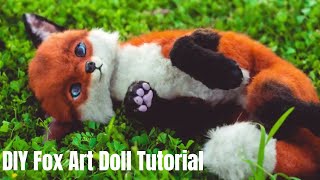 DIY Fox Art Doll Tutorial [upl. by Vickie991]