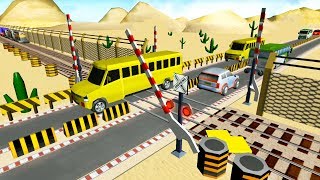 Railroad Crossing Simulator  Railway Signals Game  Android Gameplay FHD [upl. by Llerehc]