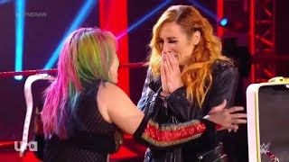 Becky Lynch Reveals Shes Pregnant [upl. by Annovad]